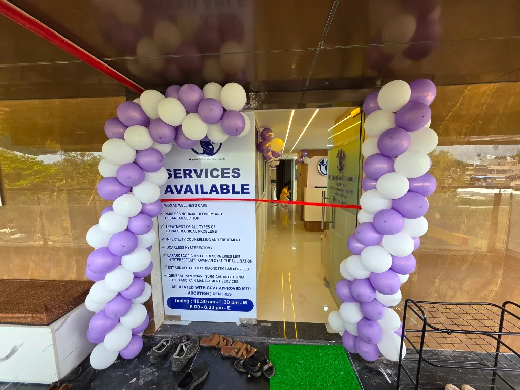 Grand Clinic Entrance and Welcome Gateway at Dr. Deepika Lalwani's Clinic in Kalyani Nagar